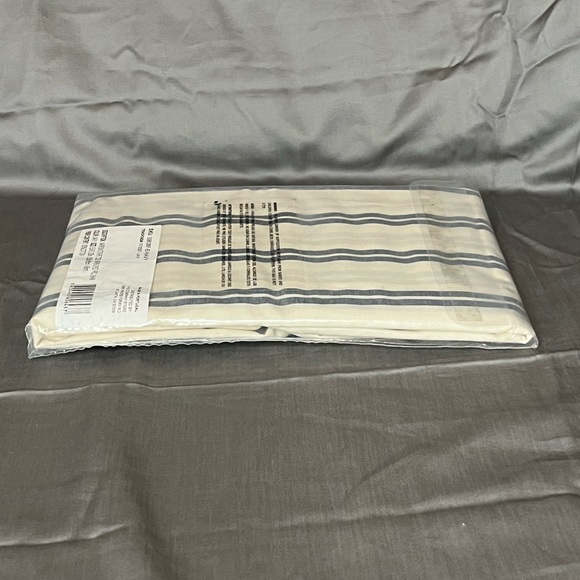 The Company Store Narrow Stripe Classic Cool Cotton Percale Pillow Sham-Euro - Picture 6 of 6